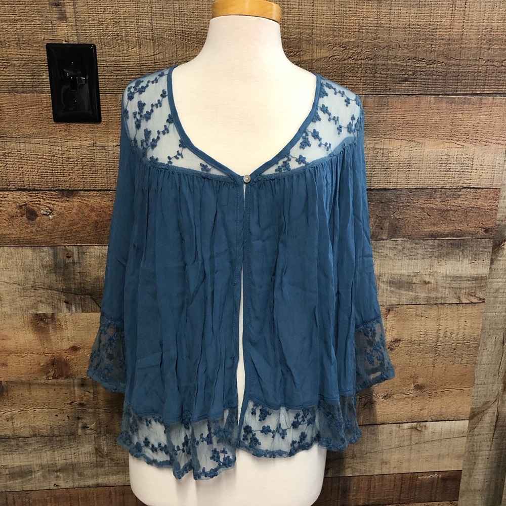 Charlie Paige Sheer Blouse
